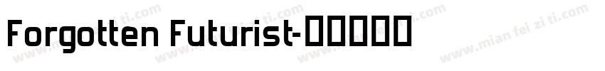 Forgotten Futurist字体转换